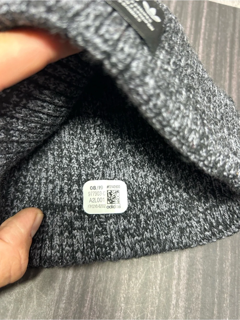 Adidas Originals Mens OSFA One Size Fits All Ribbed Beanie Retro Style